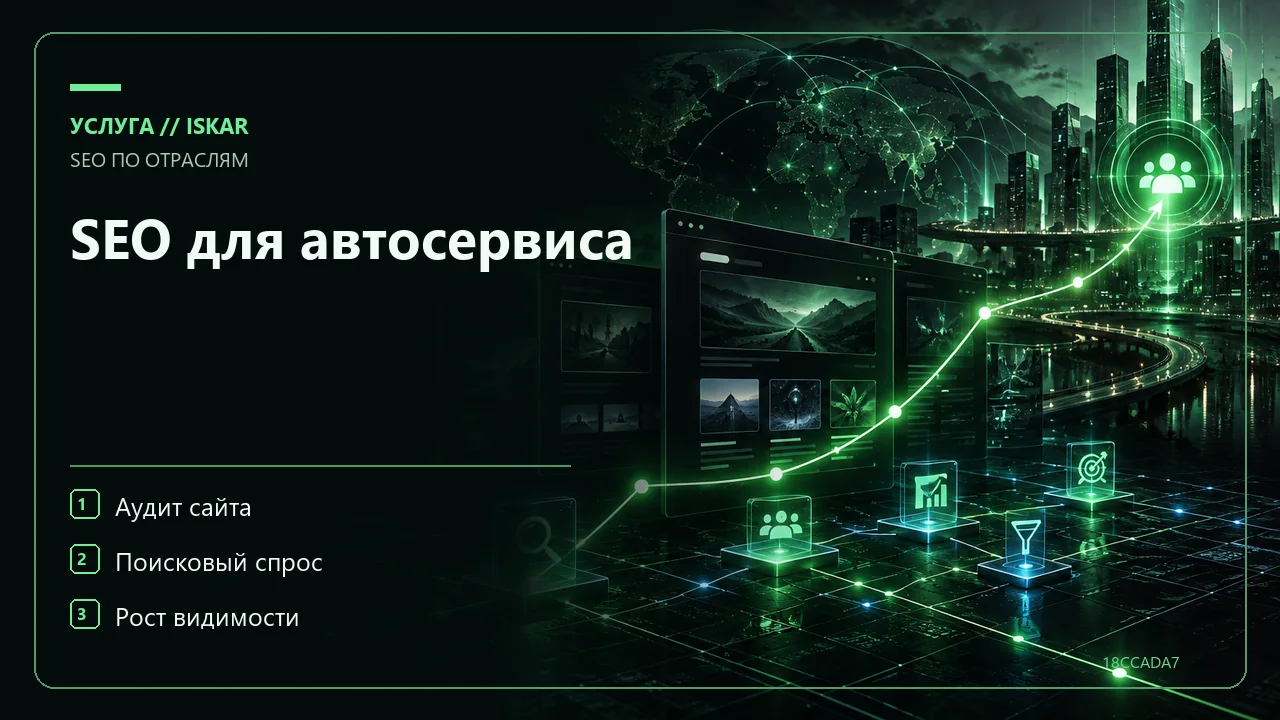 SEO для автосервиса фото