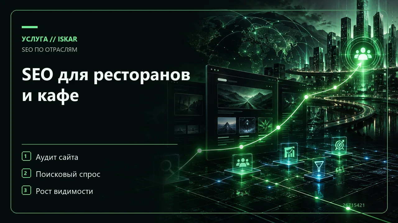 SEO для ресторанов и кафе фото