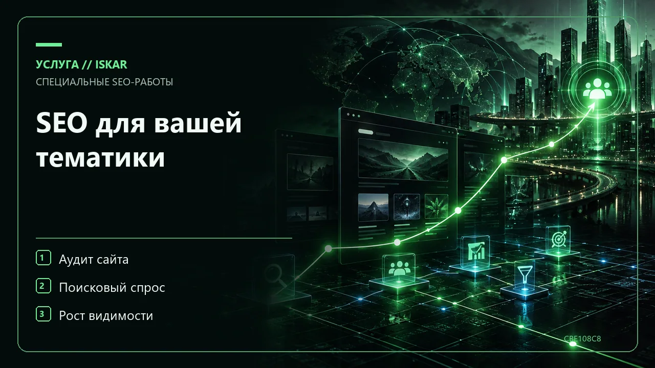 SEO для вашей тематики фото