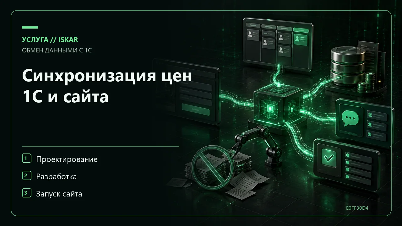 Синхронизация цен 1С и сайта фото