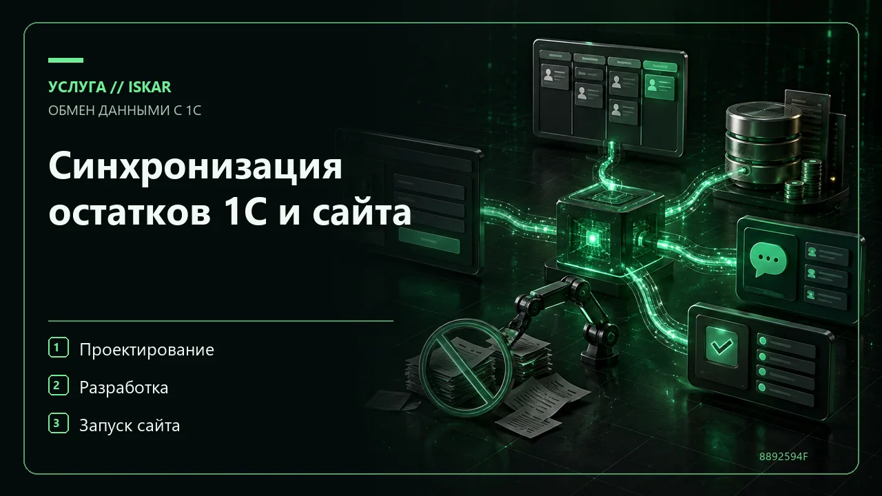 Синхронизация остатков 1С и сайта фото