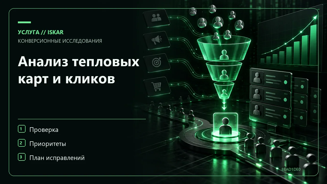 Анализ тепловых карт и кликов фото