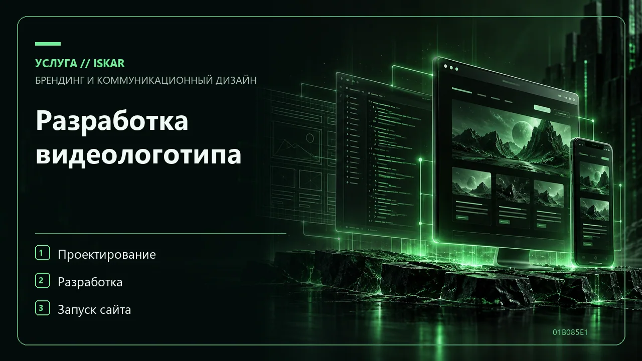 Разработка видеологотипа фото