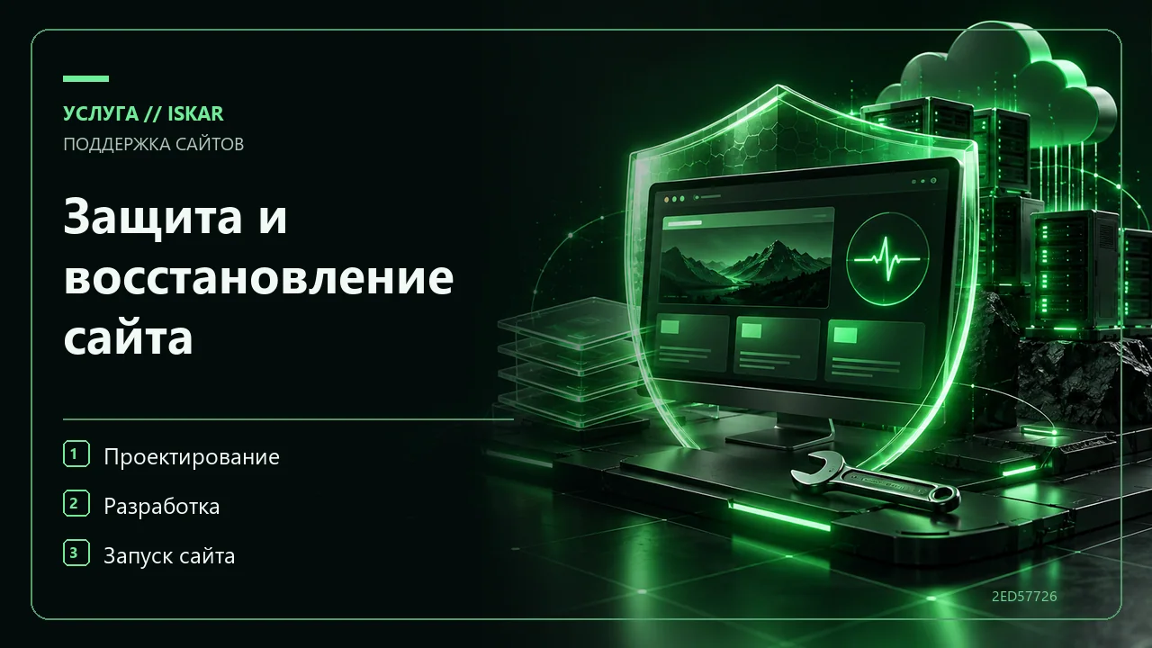 Защита и восстановление сайта фото