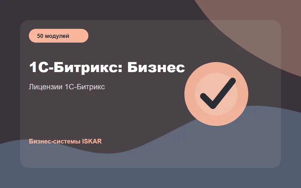 Редакция 1С-Битрикс для коммерческого проекта